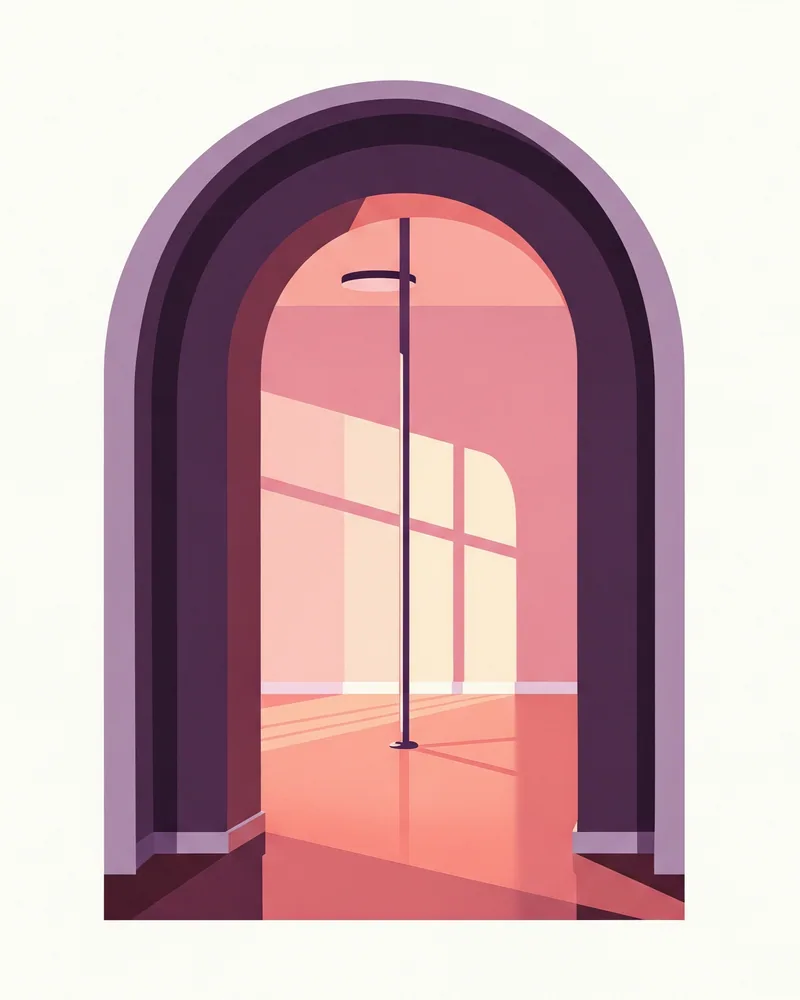 Twisted Pole Fitness — illustration